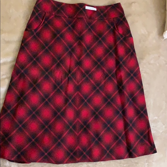 Authentic Pendleton Wool Plaid Lined skirt - Picture 1 of 3